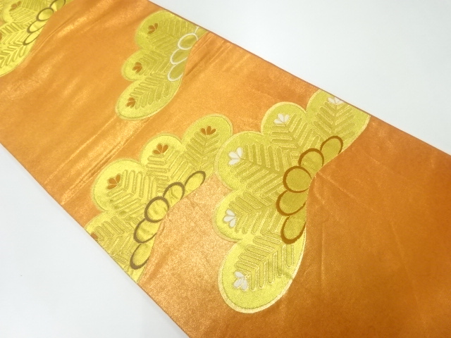 吉祥彩松文織出し袋帯